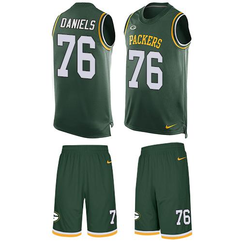 Nike Packers #76 Mike Daniels Green Team Color Men's Stitched NFL Limited Tank Top Suit Jersey Nike Packers #76 Mike Daniels Green Team Color Men's Stitched NFL Limited Tank Top Suit Jersey