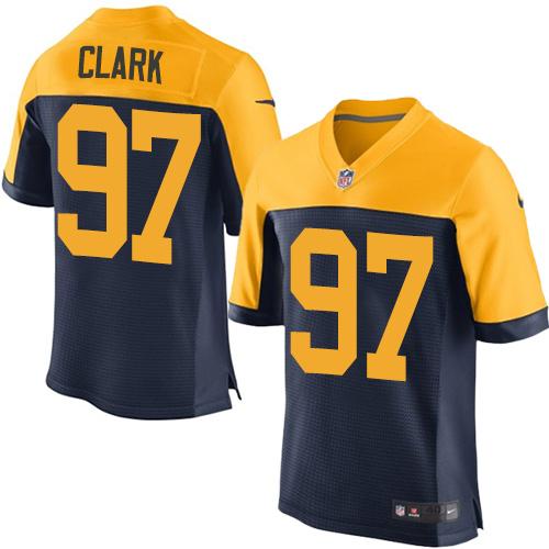 Nike Packers #97 Kenny Clark Navy Blue Alternate Men's Stitched NFL New Elite Jersey Nike Packers #97 Kenny Clark Navy Blue Alternate Men's Stitched NFL New Elite Jersey