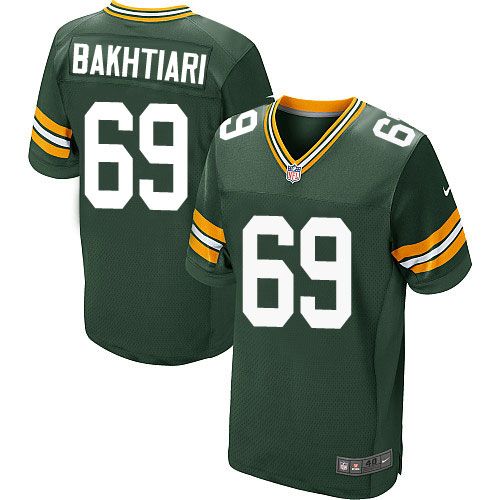 Nike Packers #69 David Bakhtiari Green Team Color Men's Stitched NFL Elite Jersey Nike Packers #69 David Bakhtiari Green Team Color Men's Stitched NFL Elite Jersey