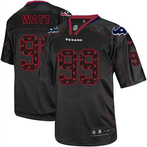 Nike Texans #99 J.J. Watt New Lights Out Black Men's Stitched NFL Elite Jersey Nike Texans #99 J.J. Watt New Lights Out Black Men's Stitched NFL Elite Jersey