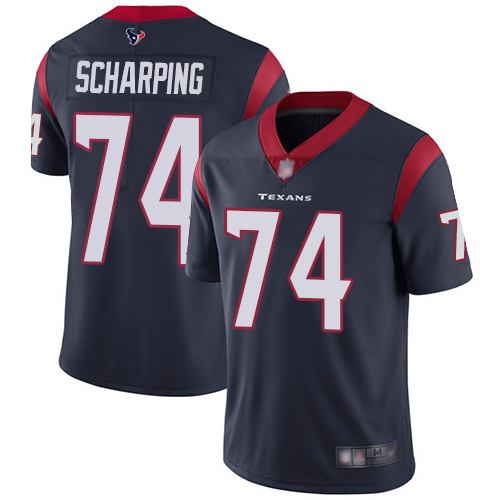 Nike Texans #74 Max Scharping Navy Blue Team Color Men's Stitched NFL Vapor Untouchable Limited Jersey Nike Texans #74 Max Scharping Navy Blue Team Color Men's Stitched NFL Vapor Untouchable Limited Jersey