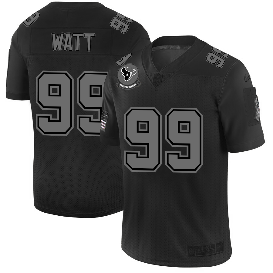 Houston Texans #99 J.J. Watt Men's Nike Black 2019 Salute to Service Limited Stitched NFL Jersey Houston Texans #99 J.J. Watt Men's Nike Black 2019 Salute to Service Limited Stitched NFL Jersey