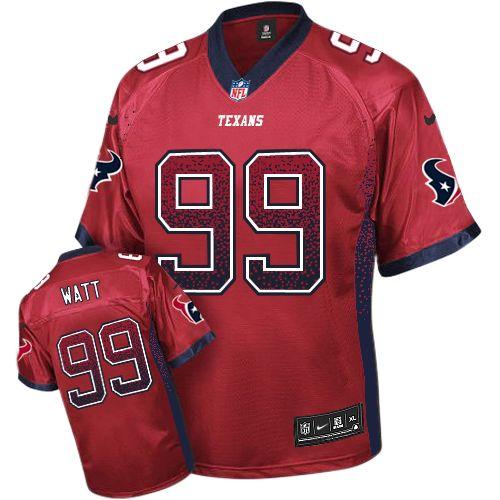 Nike Texans #99 J.J. Watt Red Alternate Men's Stitched NFL Elite Drift Fashion Jersey Nike Texans #99 J.J. Watt Red Alternate Men's Stitched NFL Elite Drift Fashion Jersey
