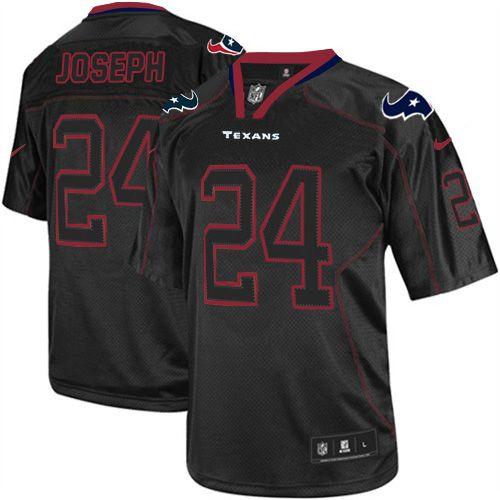 Nike Texans #24 Johnathan Joseph Lights Out Black Men's Stitched NFL Elite Jersey Nike Texans #24 Johnathan Joseph Lights Out Black Men's Stitched NFL Elite Jersey