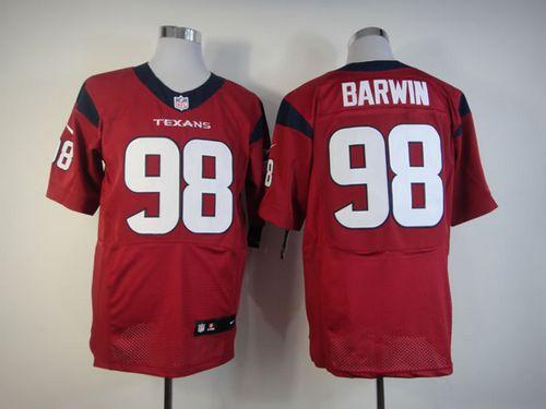 Nike Texans #98 Connor Barwin Red Alternate Men's Stitched NFL Elite Jersey Nike Texans #98 Connor Barwin Red Alternate Men's Stitched NFL Elite Jersey