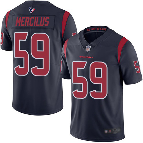 Nike Texans #59 Whitney Mercilus Navy Blue Men's Stitched NFL Limited Rush Jersey Nike Texans #59 Whitney Mercilus Navy Blue Men's Stitched NFL Limited Rush Jersey