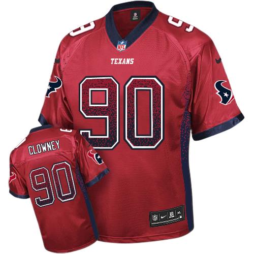 Nike Texans #90 Jadeveon Clowney Red Alternate Men's Stitched NFL Elite Drift Fashion Jersey Nike Texans #90 Jadeveon Clowney Red Alternate Men's Stitched NFL Elite Drift Fashion Jersey