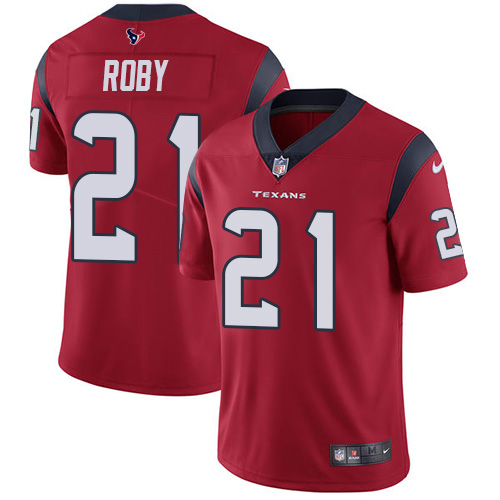 Nike Texans #21 Bradley Roby Red Alternate Men's Stitched NFL Vapor Untouchable Limited Jersey Nike Texans #21 Bradley Roby Red Alternate Men's Stitched NFL Vapor Untouchable Limited Jersey