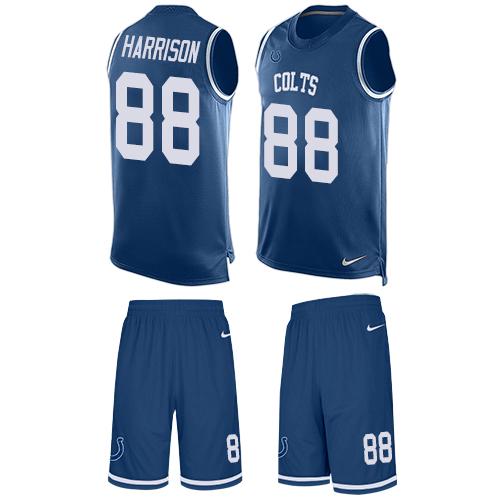 Nike Colts #88 Marvin Harrison Royal Blue Team Color Men's Stitched NFL Limited Tank Top Suit Jersey Nike Colts #88 Marvin Harrison Royal Blue Team Color Men's Stitched NFL Limited Tank Top Suit Jersey