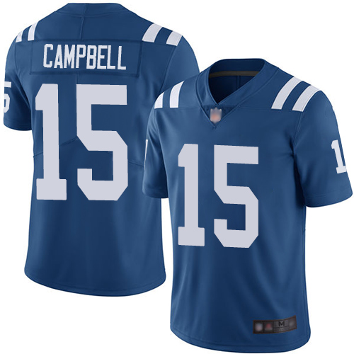 Nike Colts #15 Parris Campbell Royal Blue Team Color Men's Stitched NFL Vapor Untouchable Limited Jersey Nike Colts #15 Parris Campbell Royal Blue Team Color Men's Stitched NFL Vapor Untouchable Limited Jersey