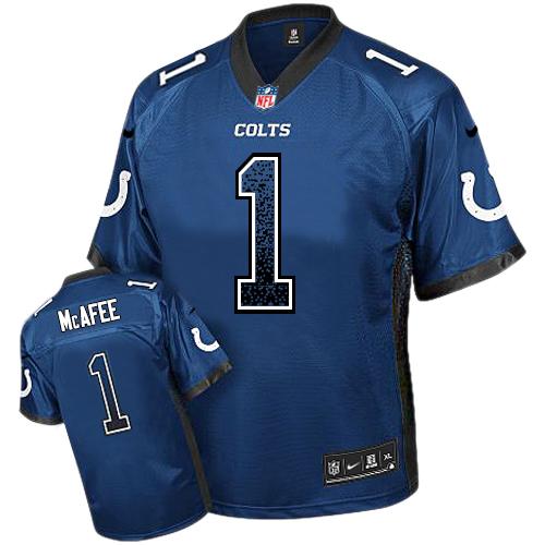 Nike Colts #1 Pat McAfee Royal Blue Team Color Men's Stitched NFL Elite Drift Fashion Jersey Nike Colts #1 Pat McAfee Royal Blue Team Color Men's Stitched NFL Elite Drift Fashion Jersey