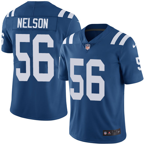 Nike Colts #56 Quenton Nelson Royal Blue Team Color Men's Stitched NFL Vapor Untouchable Limited Jersey Nike Colts #56 Quenton Nelson Royal Blue Team Color Men's Stitched NFL Vapor Untouchable Limited Jersey