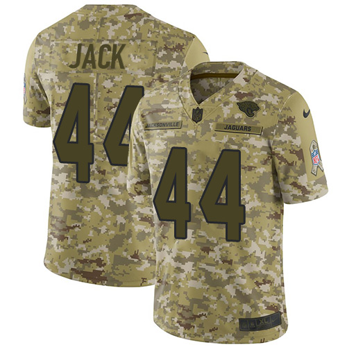 Nike Jaguars #44 Myles Jack Camo Men's Stitched NFL Limited 2018 Salute To Service Jersey Nike Jaguars #44 Myles Jack Camo Men's Stitched NFL Limited 2018 Salute To Service Jersey