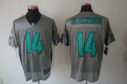 Nike Jaguars #14 Justin Blackmon Grey Shadow Men's Stitched NFL Elite Jersey Nike Jaguars #14 Justin Blackmon Grey Shadow Men's Stitched NFL Elite Jersey