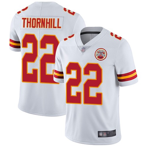 Nike Chiefs #22 Juan Thornhill White Men's Stitched NFL Vapor Untouchable Limited Jersey Nike Chiefs #22 Juan Thornhill White Men's Stitched NFL Vapor Untouchable Limited Jersey