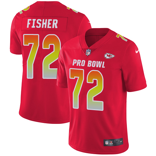 Nike Chiefs #72 Eric Fisher Red Men's Stitched NFL Limited AFC 2019 Pro Bowl Jersey Nike Chiefs #72 Eric Fisher Red Men's Stitched NFL Limited AFC 2019 Pro Bowl Jersey