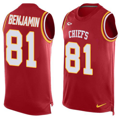 Nike Chiefs #81 Kelvin Benjamin Red Team Color Men's Stitched NFL Limited Tank Top Jersey Nike Chiefs #81 Kelvin Benjamin Red Team Color Men's Stitched NFL Limited Tank Top Jersey