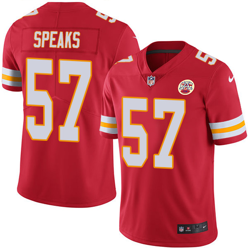 Nike Chiefs #57 Breeland Speaks Red Team Color Men's Stitched NFL Vapor Untouchable Limited Jersey Nike Chiefs #57 Breeland Speaks Red Team Color Men's Stitched NFL Vapor Untouchable Limited Jersey