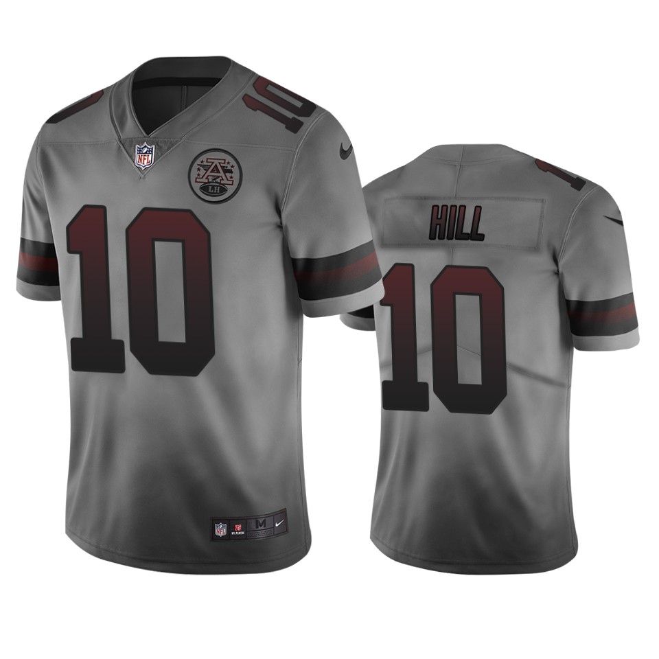 Kansas City Chiefs #10 Tyreek Hill Smoky Men's Nike Vapor Limited City Edition NFL Jersey Kansas City Chiefs #10 Tyreek Hill Smoky Men's Nike Vapor Limited City Edition NFL Jersey
