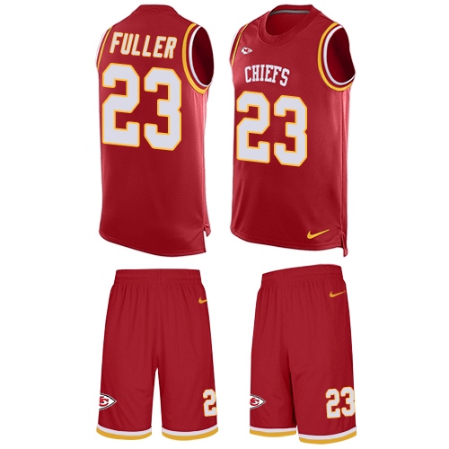 Nike Chiefs #23 Kendall Fuller Red Team Color Men's Stitched NFL Limited Tank Top Suit Jersey Nike Chiefs #23 Kendall Fuller Red Team Color Men's Stitched NFL Limited Tank Top Suit Jersey