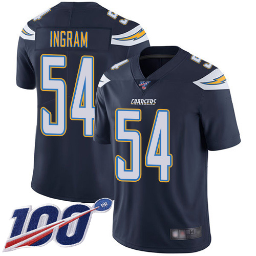 Nike Chargers #54 Melvin Ingram Navy Blue Team Color Men's Stitched NFL 100th Season Vapor Limited Jersey Nike Chargers #54 Melvin Ingram Navy Blue Team Color Men's Stitched NFL 100th Season Vapor Limited Jersey