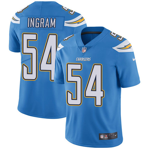 Nike Chargers #54 Melvin Ingram Electric Blue Alternate Men's Stitched NFL Vapor Untouchable Limited Jersey Nike Chargers #54 Melvin Ingram Electric Blue Alternate Men's Stitched NFL Vapor Untouchable Limited Jersey
