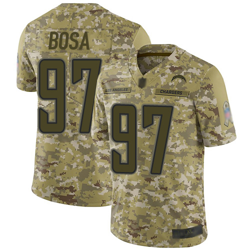 Nike Chargers #97 Joey Bosa Camo Men's Stitched NFL Limited 2018 Salute To Service Jersey Nike Chargers #97 Joey Bosa Camo Men's Stitched NFL Limited 2018 Salute To Service Jersey