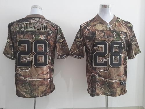 Nike Vikings #28 Adrian Peterson Camo Men's Stitched NFL Realtree Elite Jersey Nike Vikings #28 Adrian Peterson Camo Men's Stitched NFL Realtree Elite Jersey