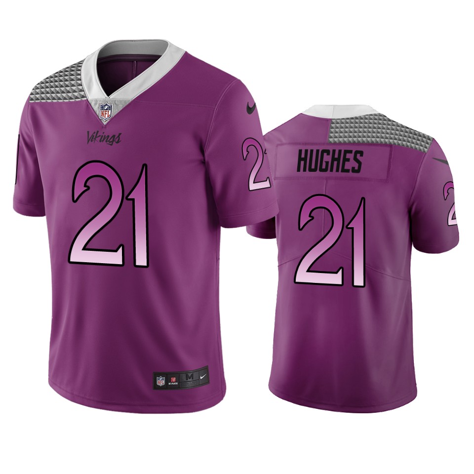 Minnesota Vikings #21 Mike Hughes Purple Vapor Limited City Edition NFL Jersey Minnesota Vikings #21 Mike Hughes Purple Vapor Limited City Edition NFL Jersey
