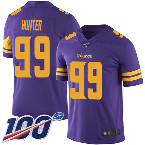 Nike Vikings #99 Danielle Hunter Purple Men's Stitched NFL Limited Rush 100th Season Jersey Nike Vikings #99 Danielle Hunter Purple Men's Stitched NFL Limited Rush 100th Season Jersey