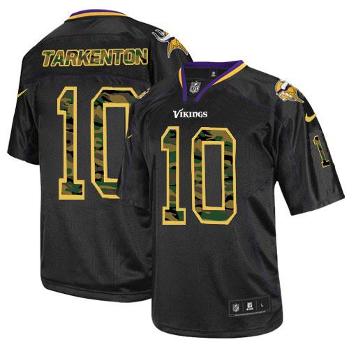 Nike Vikings #10 Fran Tarkenton Black Men's Stitched NFL Elite Camo Fashion Jersey Nike Vikings #10 Fran Tarkenton Black Men's Stitched NFL Elite Camo Fashion Jersey