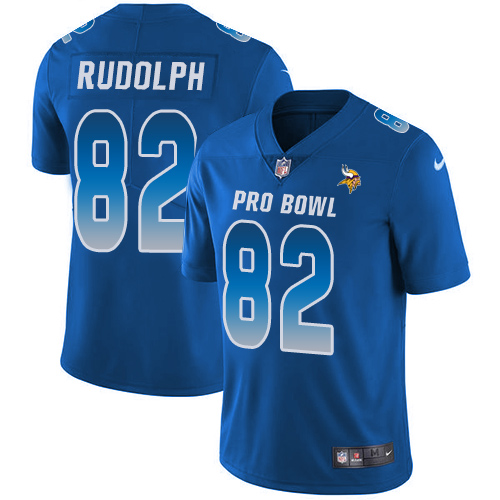 Nike Vikings #82 Kyle Rudolph Royal Men's Stitched NFL Limited NFC 2018 Pro Bowl Jersey Nike Vikings #82 Kyle Rudolph Royal Men's Stitched NFL Limited NFC 2018 Pro Bowl Jersey