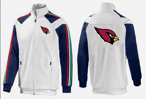 NFL Arizona Cardinals Team Logo Jacket White_2 NFL Arizona Cardinals Team Logo Jacket White_2