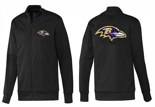 NFL Baltimore Ravens Team Logo Jacket Black_1 NFL Baltimore Ravens Team Logo Jacket Black_1