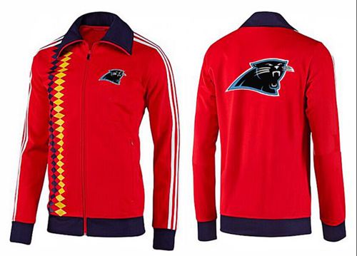 NFL Carolina Panthers Team Logo Jacket Red NFL Carolina Panthers Team Logo Jacket Red