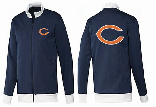 NFL Chicago Bears Team Logo Jacket Dark Blue_1 NFL Chicago Bears Team Logo Jacket Dark Blue_1