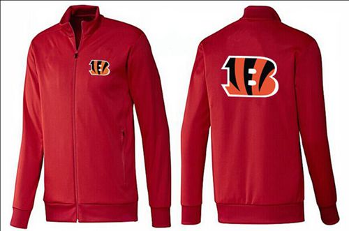 NFL Cincinnati Bengals Team Logo Jacket Red NFL Cincinnati Bengals Team Logo Jacket Red