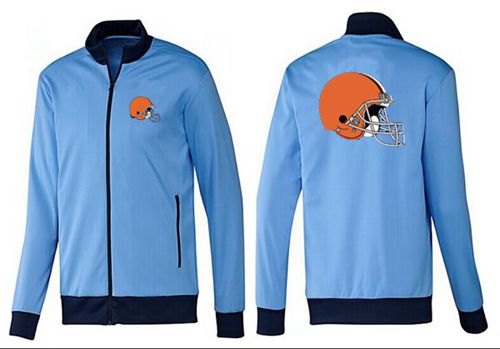 NFL Cleveland Browns Team Logo Jacket Light Blue NFL Cleveland Browns Team Logo Jacket Light Blue