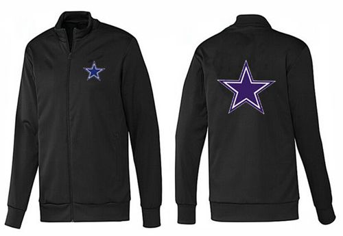 NFL Dallas Cowboys Team Logo Jacket Black_1 NFL Dallas Cowboys Team Logo Jacket Black_1