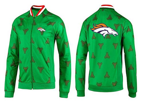 NFL Denver Broncos Team Logo Jacket Green NFL Denver Broncos Team Logo Jacket Green