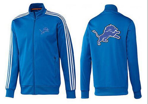 NFL Detroit Lions Team Logo Jacket Blue_2 NFL Detroit Lions Team Logo Jacket Blue_2