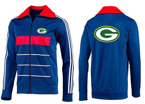 NFL Green Bay Packers Team Logo Jacket Blue_2 NFL Green Bay Packers Team Logo Jacket Blue_2