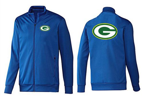 NFL Green Bay Packers Team Logo Jacket Blue_1 NFL Green Bay Packers Team Logo Jacket Blue_1