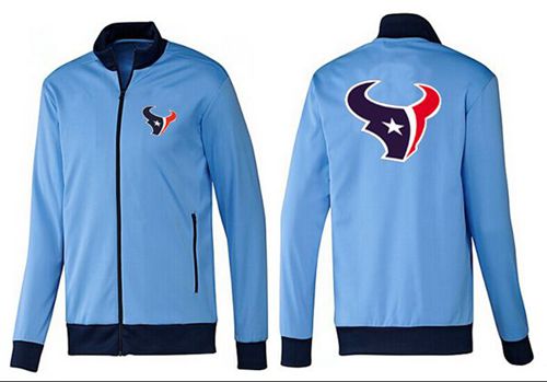 NFL Houston Texans Team Logo Jacket Light Blue NFL Houston Texans Team Logo Jacket Light Blue