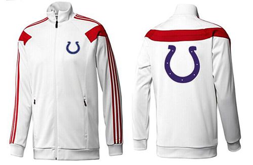 NFL Indianapolis Colts Team Logo Jacket White NFL Indianapolis Colts Team Logo Jacket White