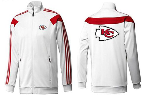 NFL Kansas City Chiefs Team Logo Jacket White_1 NFL Kansas City Chiefs Team Logo Jacket White_1