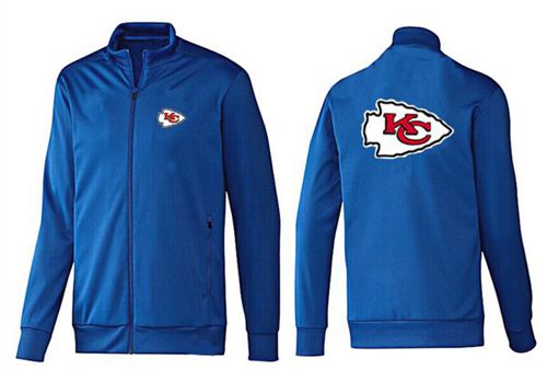NFL Kansas City Chiefs Team Logo Jacket Blue_2 NFL Kansas City Chiefs Team Logo Jacket Blue_2