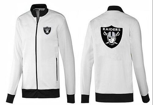 NFL Las Vegas Raiders Team Logo Jacket White_1 NFL Las Vegas Raiders Team Logo Jacket White_1