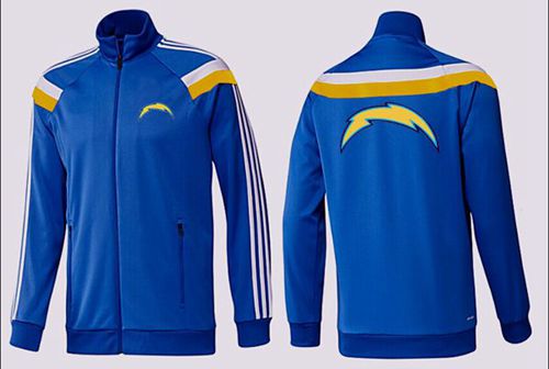 NFL Los Angeles Chargers Team Logo Jacket Blue_2 NFL Los Angeles Chargers Team Logo Jacket Blue_2