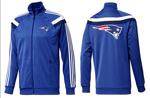 NFL New England Patriots Team Logo Jacket Blue_5 NFL New England Patriots Team Logo Jacket Blue_5